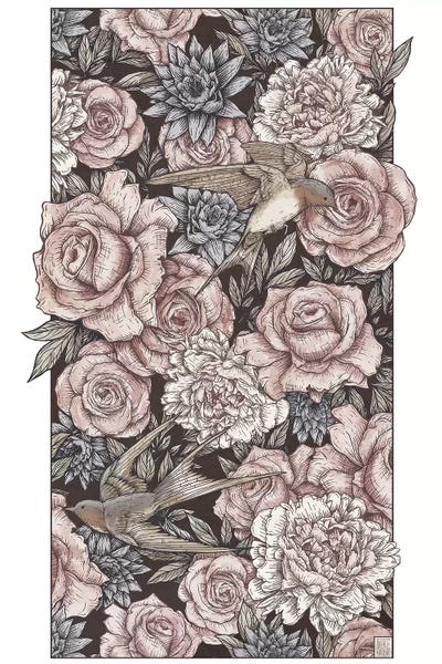 Mike Koubou: Flowers & Swallows by Mike Koubou