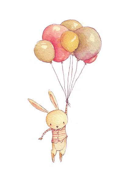 Balloons: Flying Bunny by Mike Koubou