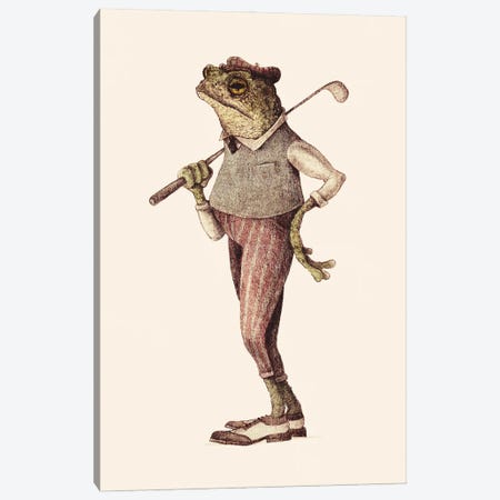 Frog Swing Canvas Print #MKB263} by Mike Koubou Canvas Print