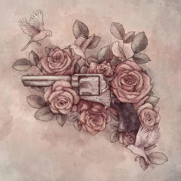 Mike Koubou: Guns & Flowers by Mike Koubou