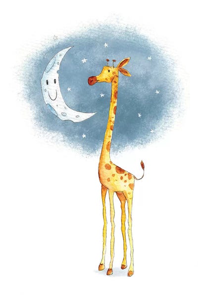 Kids Astronomy & Space Art: Hello Moon by Mike Koubou