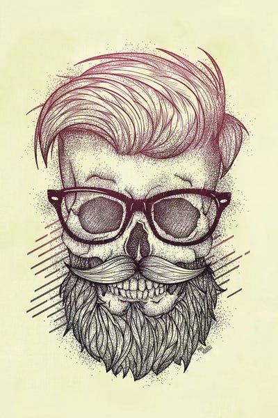 Hipster Is Dead by Mike Koubou canvas print