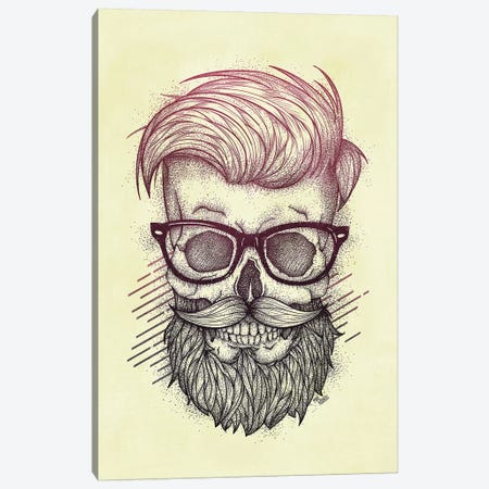Hipster Is Dead Canvas Print #MKB32} by Mike Koubou Canvas Artwork
