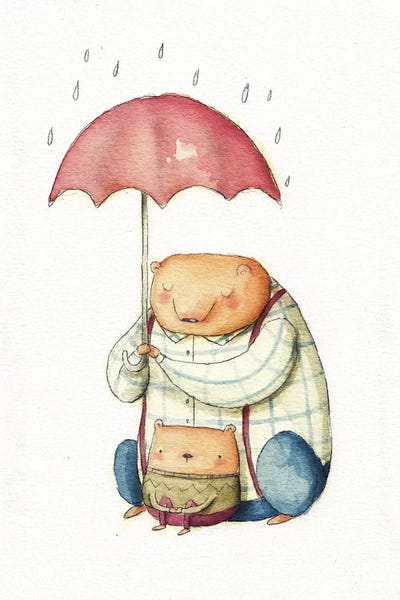 Children's Illustrations: I'm Here For You by Mike Koubou