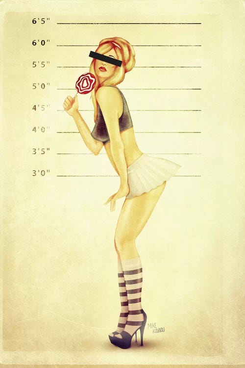 Mugshot by Mike Koubou wall art