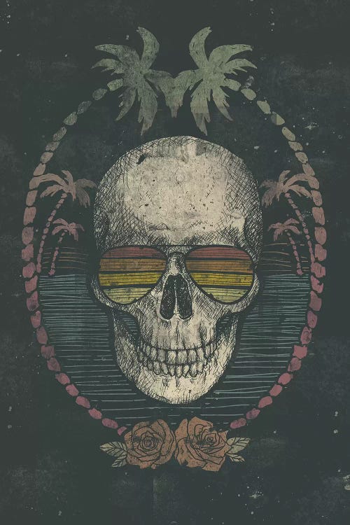 Palm Skull by Mike Koubou wall art