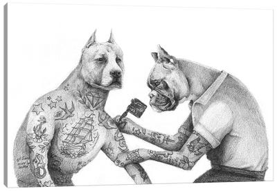 The Tattooist Canvas Art Print - Mike Koubou