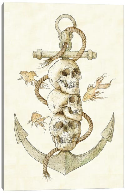 Three Missing Pirates Canvas Art Print - Mike Koubou