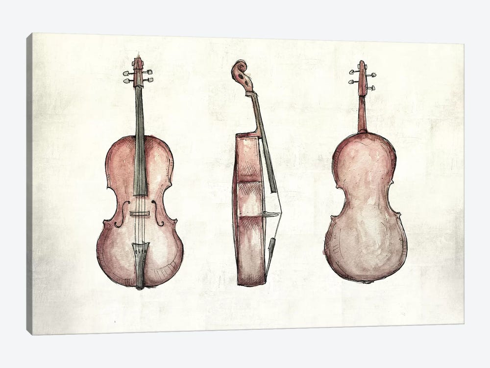 Cello by Mike Koubou 1-piece Art Print