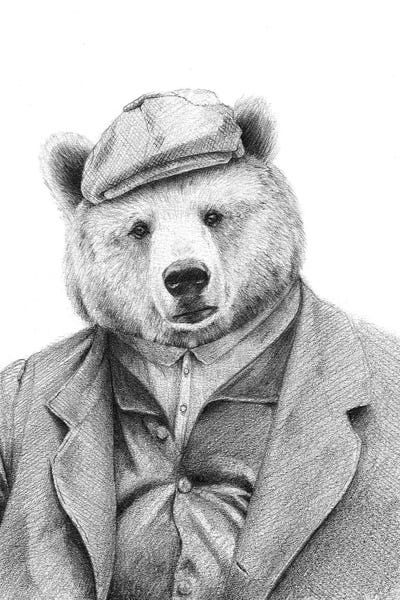 Uncle B by Mike Koubou framed canvas print