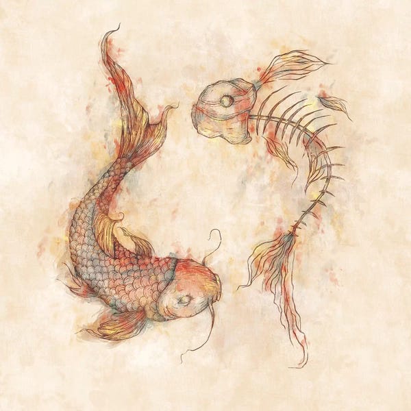Koi: Yin Yang Fish by Mike Koubou
