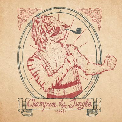 Champ II by Mike Koubou canvas print