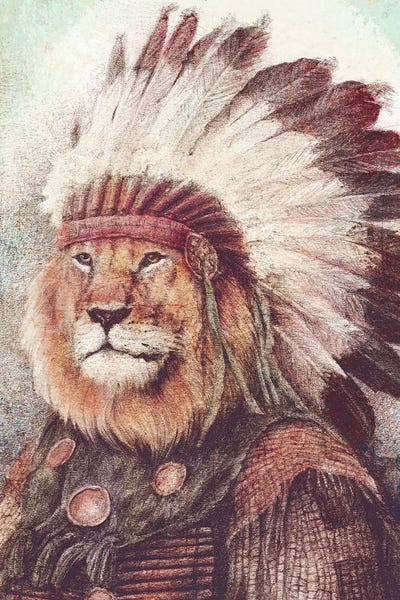 Lions: Chief II by Mike Koubou