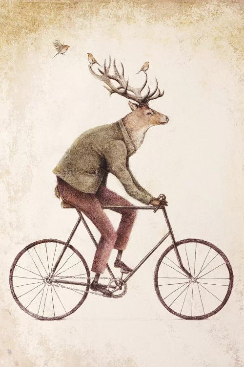 Even A Gentleman Rides II by Mike Koubou wall art
