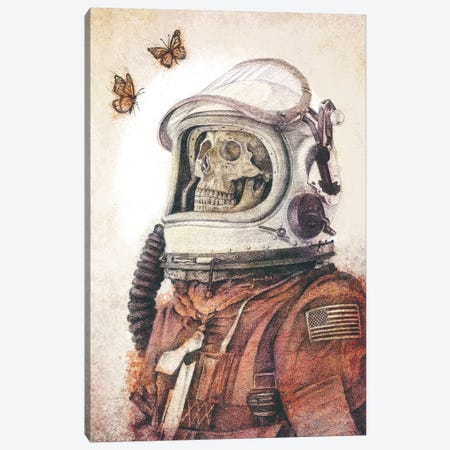 Butterflies In Space Canvas Print #MKB99} by Mike Koubou Canvas Artwork