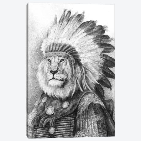 Chief Canvas Print #MKB9} by Mike Koubou Canvas Print