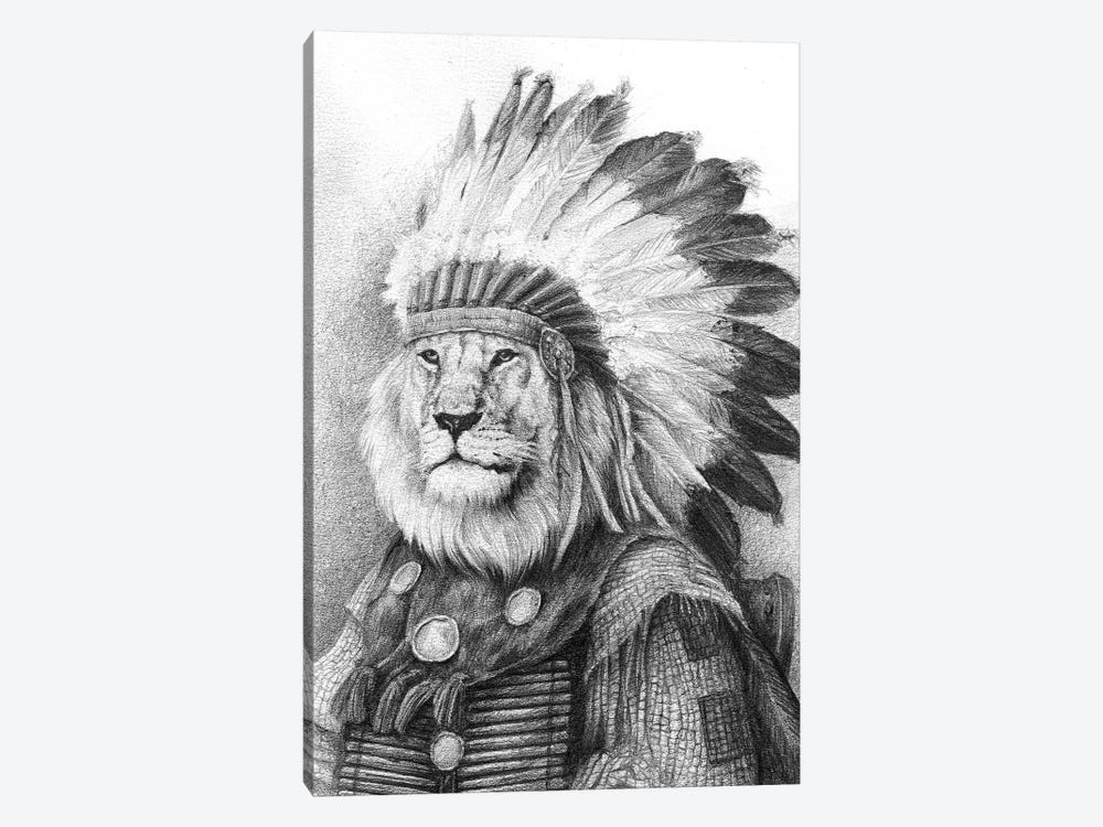Chief by Mike Koubou 1-piece Canvas Art