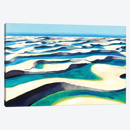 The Magical Desert II - Lencois Maranhenses Canvas Print #MKC13} by Mila Kochneva Canvas Art Print