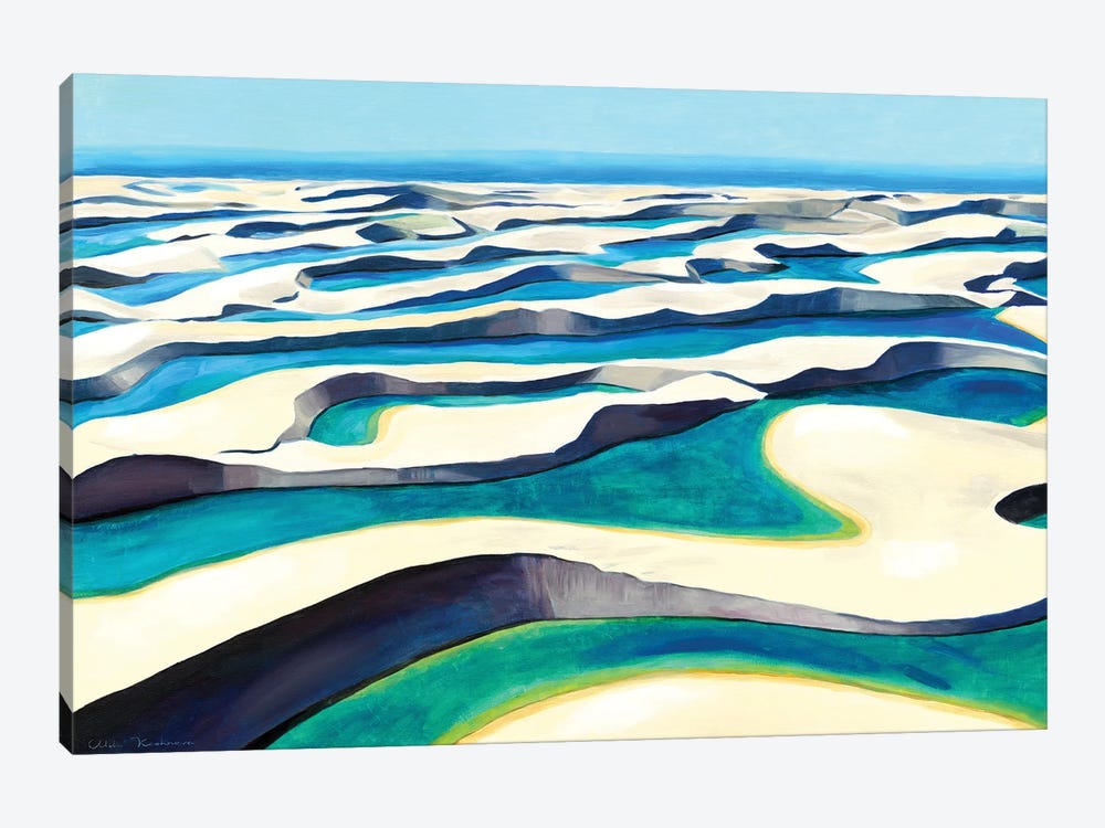 The Magical Desert II - Lencois Maranhenses by Mila Kochneva 1-piece Canvas Art