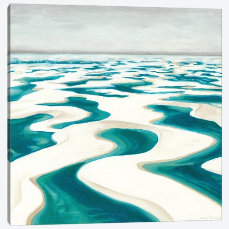 The Magical Desert I - Lencois Maranhenses Canvas Print #MKC14} by Mila Kochneva Canvas Artwork