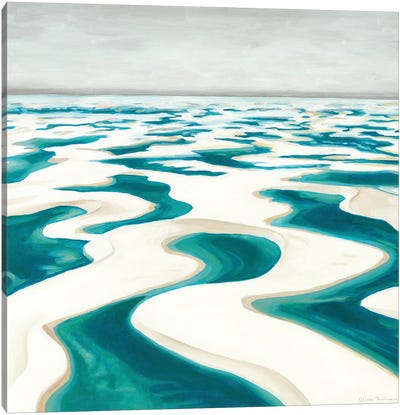 The Magical Desert I - Lencois Maranhenses Canvas Art Print - Mila Kochneva