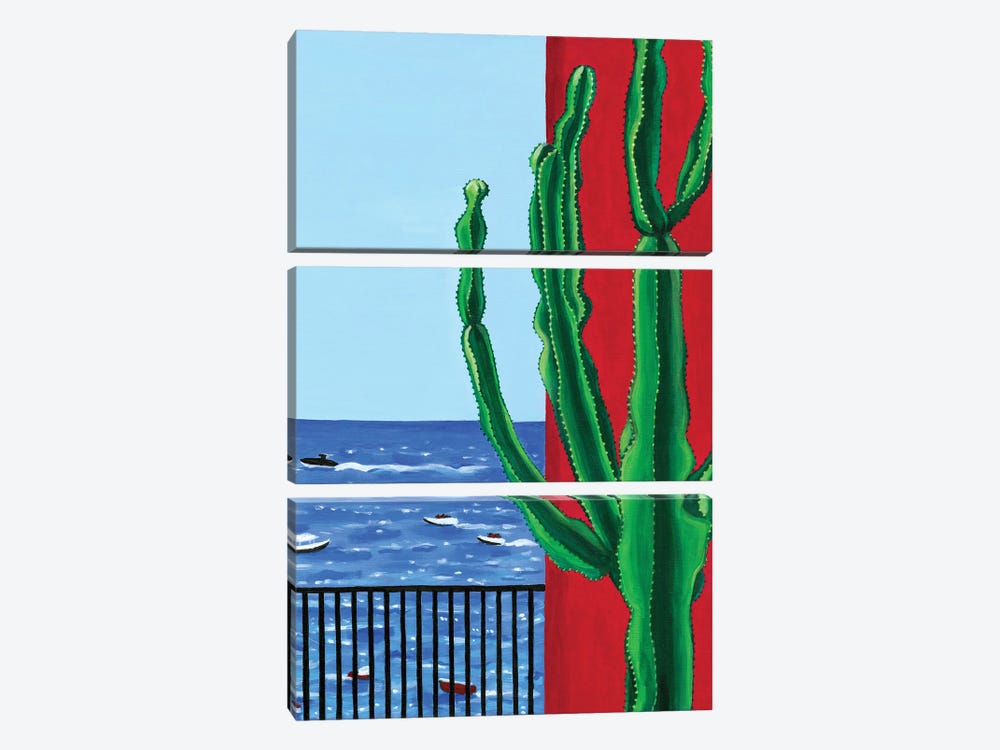 Freedom. Amalfi Coast by Mila Kochneva 3-piece Canvas Art Print