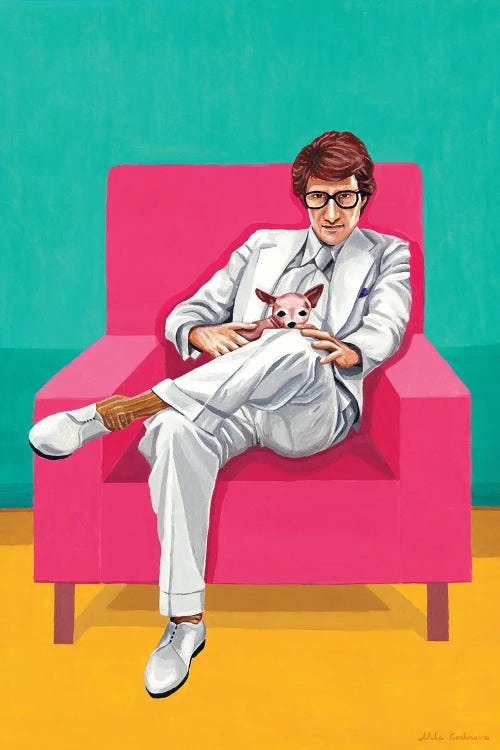 Mr. Yves Saint Laurent VI. The Man In An Armchair