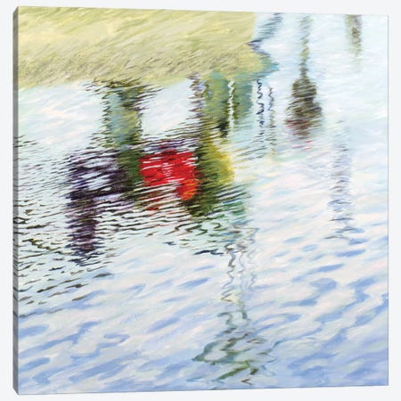Marina Reflections V Canvas Print #MKD23} by Mira Kamada Canvas Print