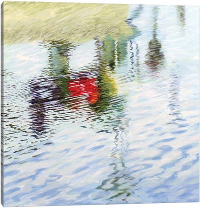 Marina Reflections V Canvas Art Print - Water Art