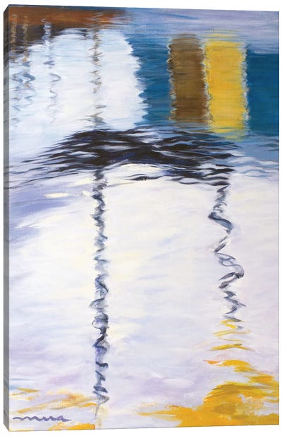 Dockside Canvas Art Print - Water Art