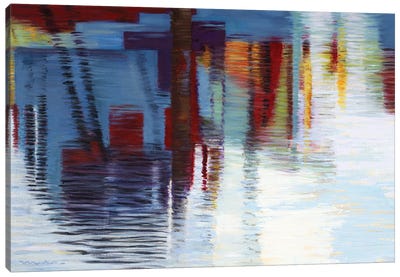 Pier Pano Canvas Art Print - Water Art