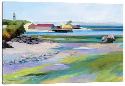 View From Blaine Harbor Canvas Art Print - Mira Kamada