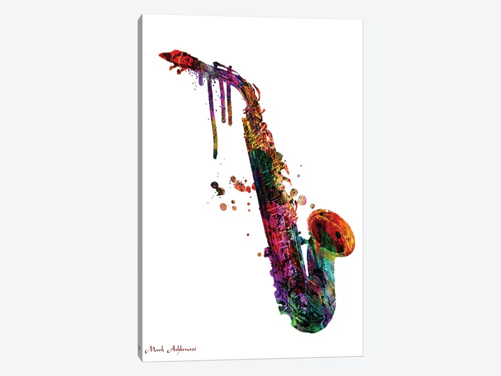 Saxophone II by Mark Ashkenazi 1-piece Canvas Wall Art