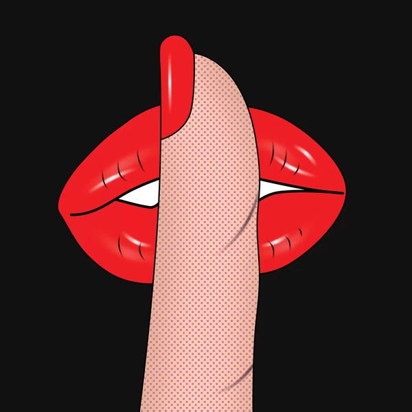 Lips: Shush by Mark Ashkenazi