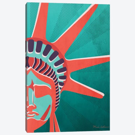 Statue Of Liberty II Canvas Print #MKH106} by Mark Ashkenazi Canvas Print