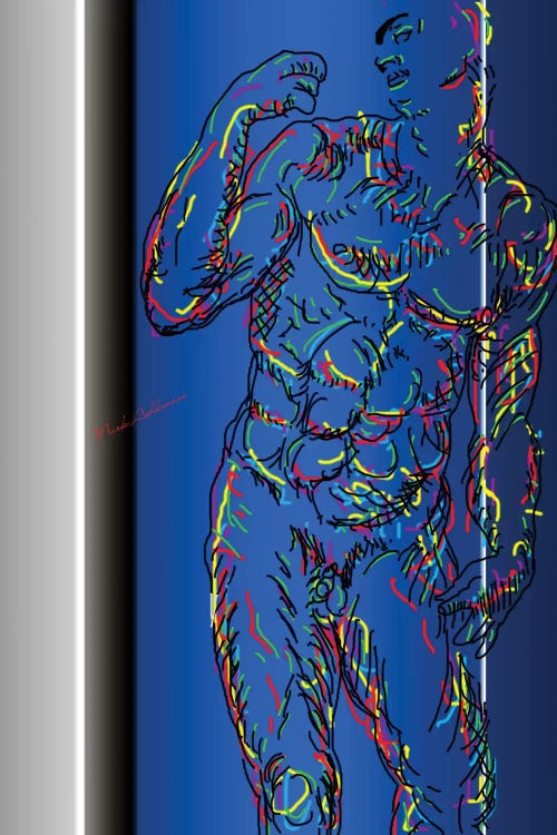 The Modern Man by Mark Ashkenazi wall art