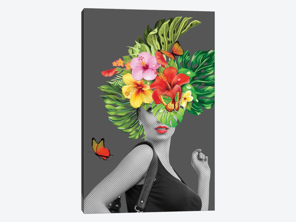 Woman Floral II by Mark Ashkenazi 1-piece Art Print