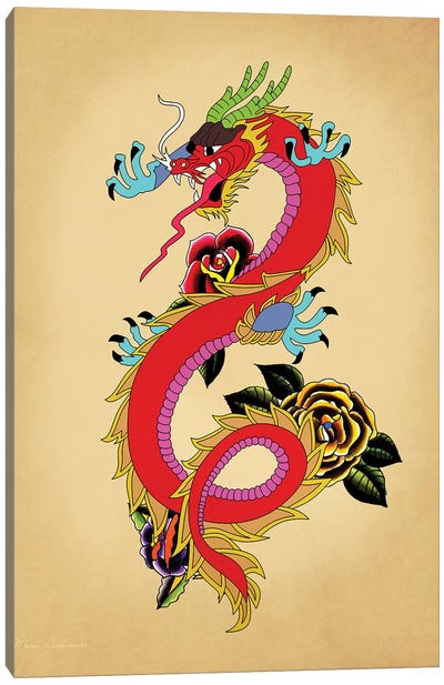 Dragon III Canvas Art Print - Mark Ashkenazi