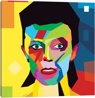 Bowie Canvas Art Print - Mark Ashkenazi