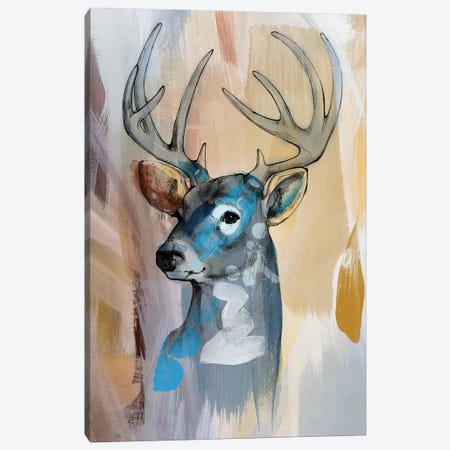 Deer Painting Canvas Print #MKH131} by Mark Ashkenazi Canvas Art Print