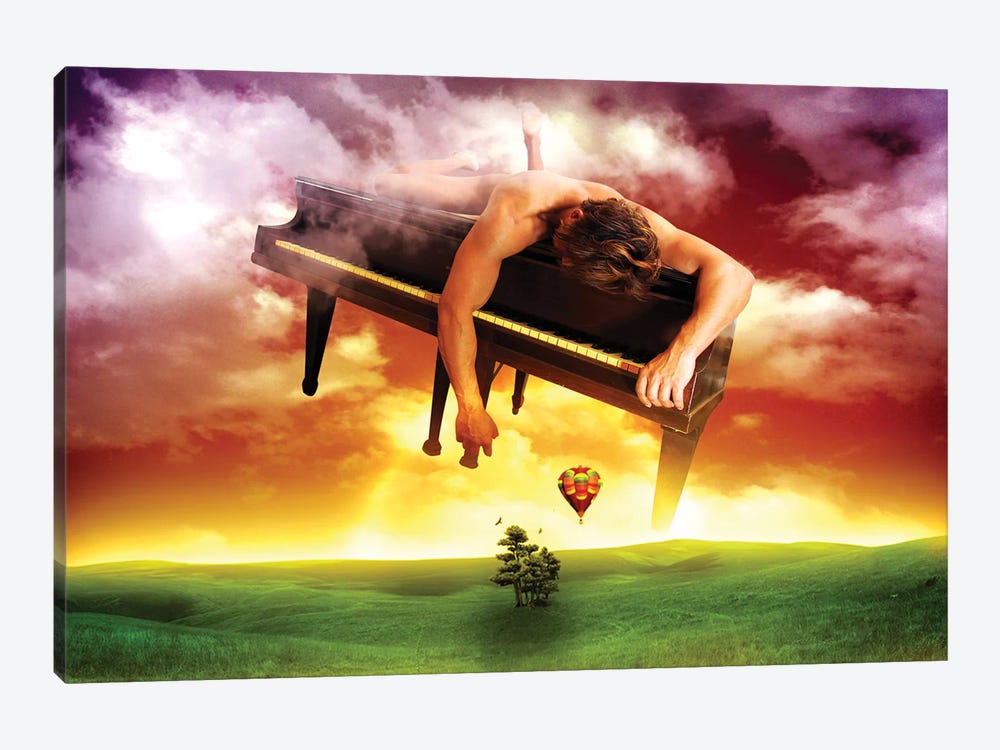 The Pianist by Mark Ashkenazi 1-piece Canvas Wall Art