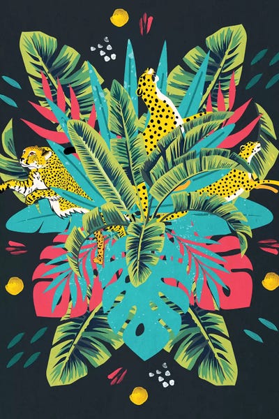 Leopards: Tropical Vibe by Mark Ashkenazi