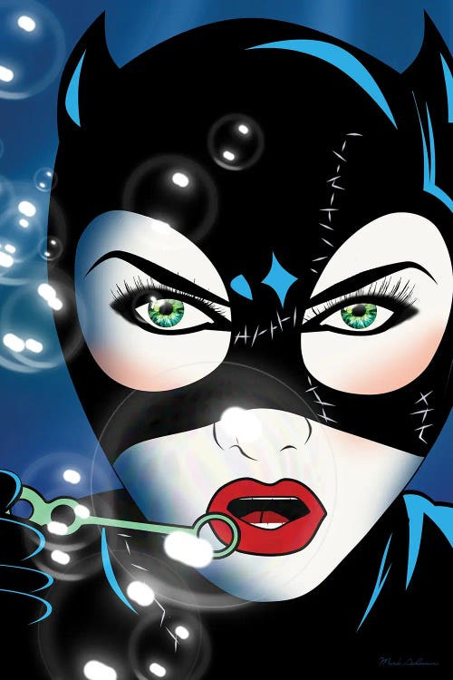 Catwoman by Mark Ashkenazi wall art