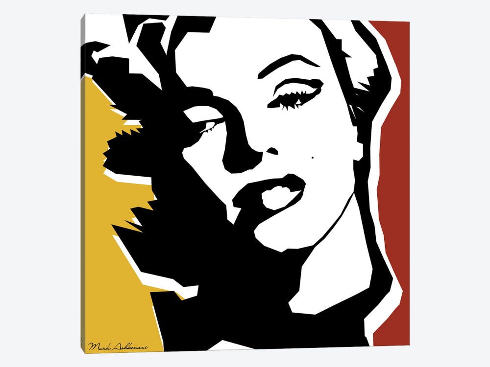 Marilyn Monroe by Mark Ashkenazi 1-piece Art Print