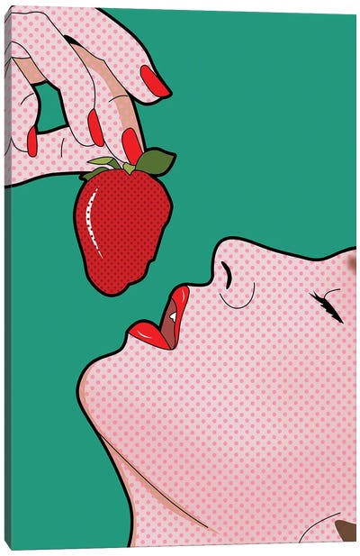Passion Fruit Canvas Art Print - Berry Art