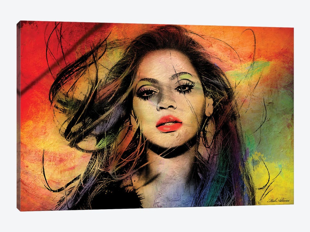 Beyonce by Mark Ashkenazi 1-piece Canvas Art