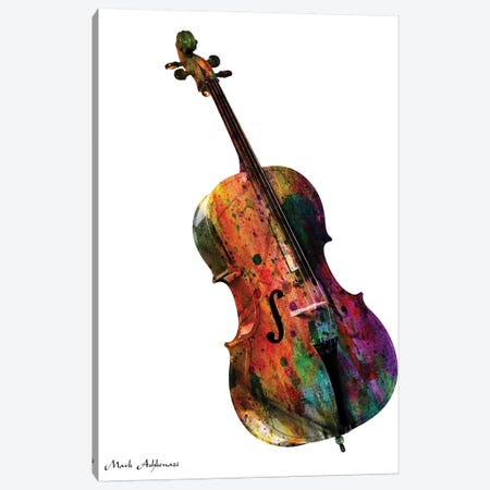 Cello Canvas Print #MKH16} by Mark Ashkenazi Canvas Art Print