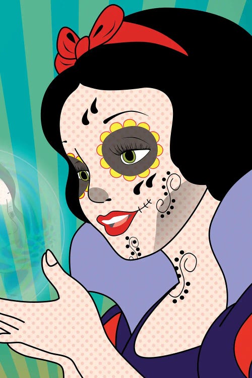 Dia de los Muertos Snow White