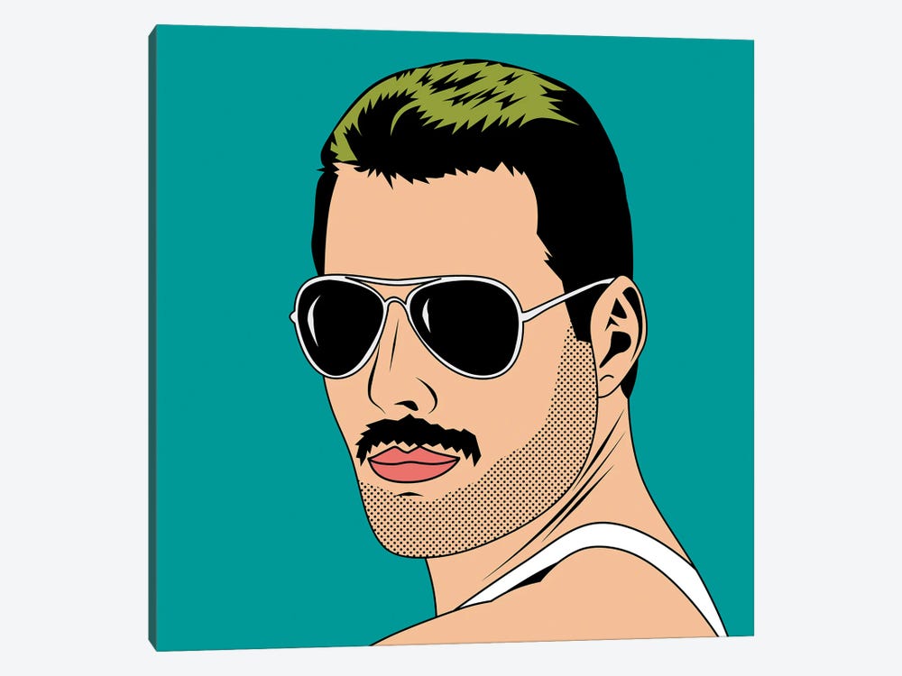 Freddie Mercury by Mark Ashkenazi 1-piece Canvas Wall Art