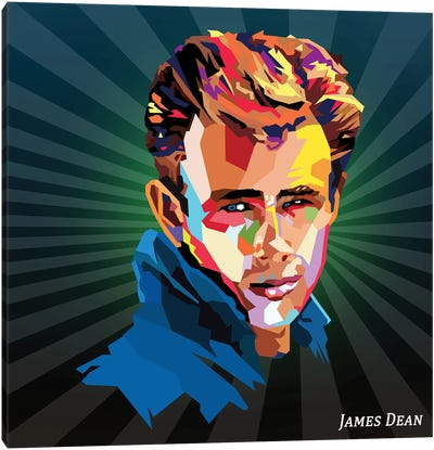 James Dean Canvas Art Print - James Dean